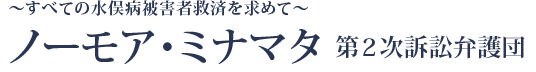 ～すべての水俣病被害者救済を求めて～ノーモア・ミナマタ第２次訴訟弁護団